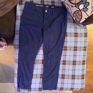 a.n.a Skinny Ankle Blue Pants Size 33/16